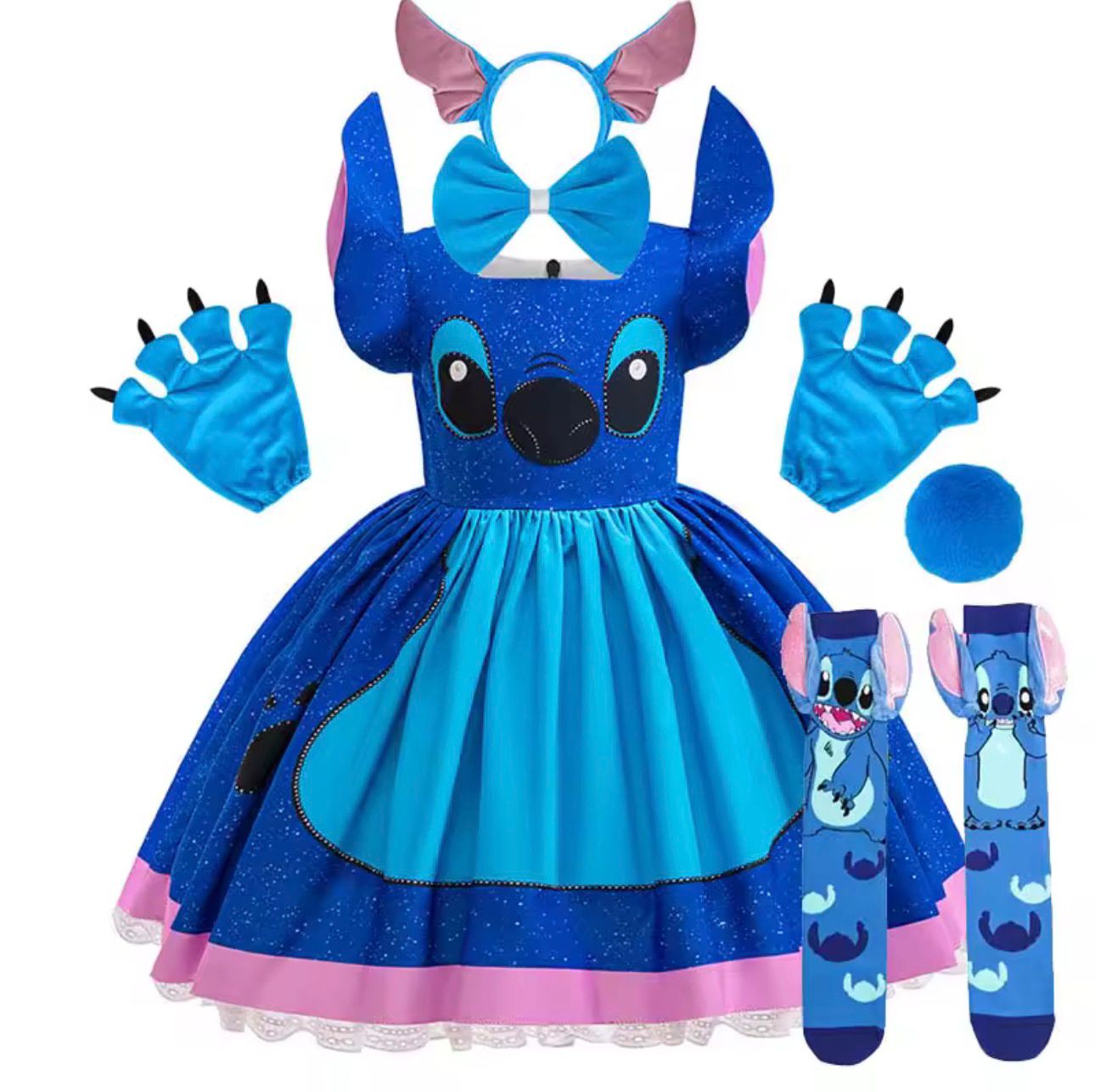 Vestito Stich Bimba Carnevale