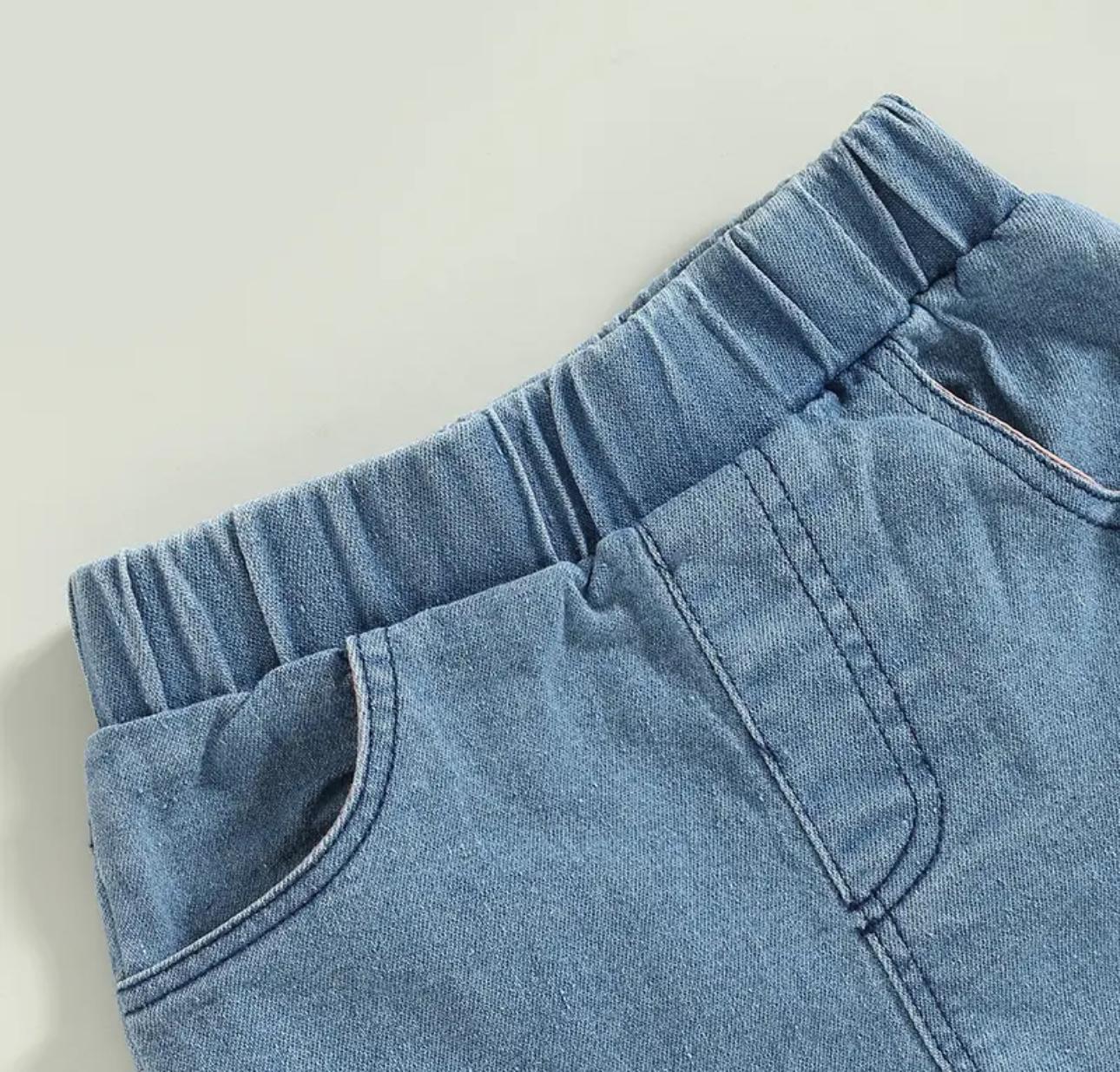 Coordinato baby Denim Lace