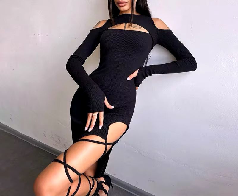 Abito Sensual Side Slit