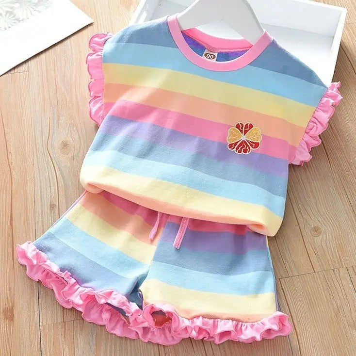 Coordinato baby Arcobaleno
