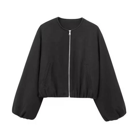 Zip-Up Puff Jacket Mood