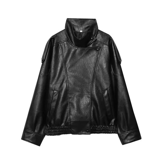 Structured Leather Jacket