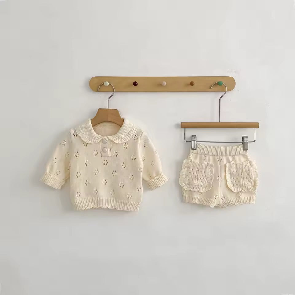 Baby Knit Set Cream