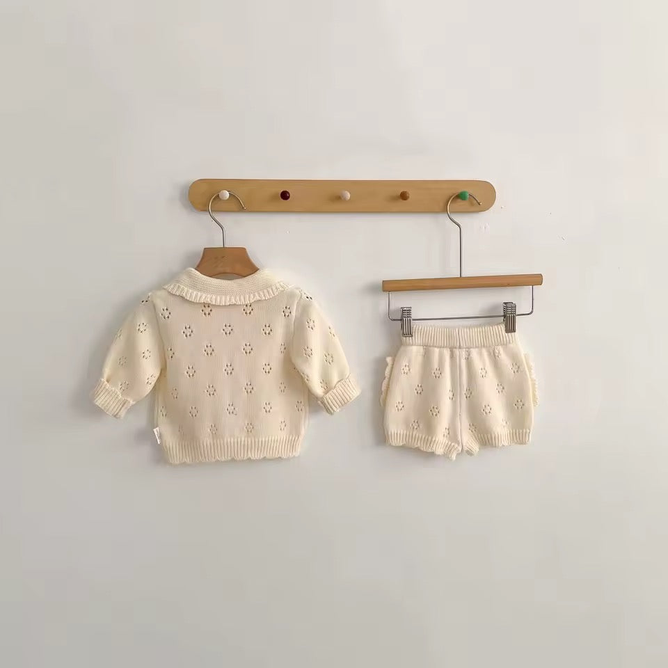 Baby Knit Set Cream