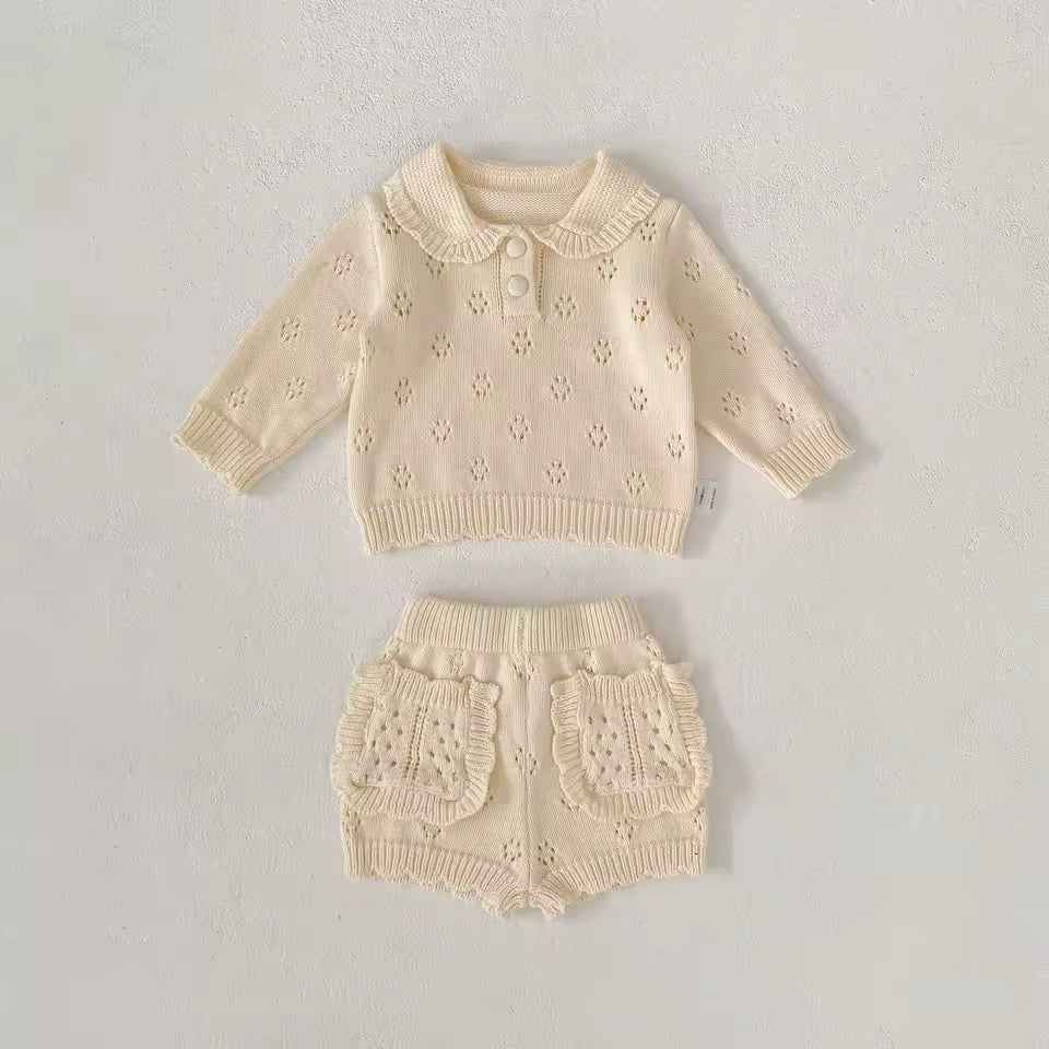 Baby Knit Set Cream