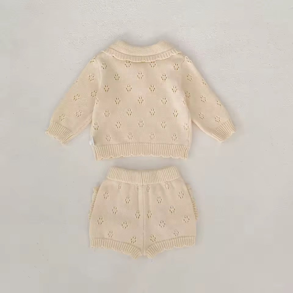 Baby Knit Set Cream