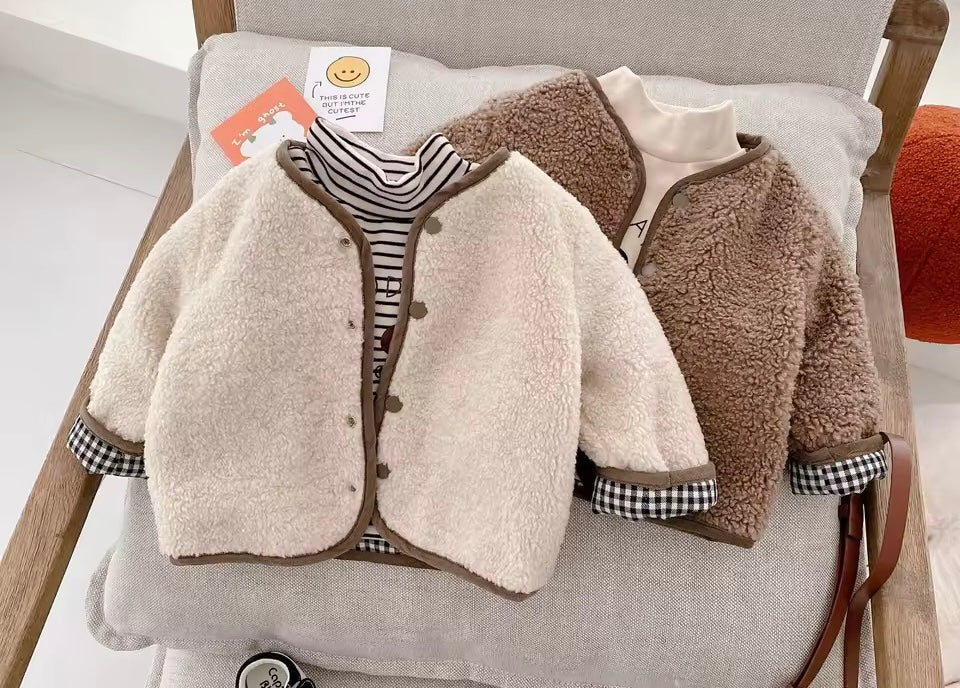 Double‑Face Cozy Jacket Kids