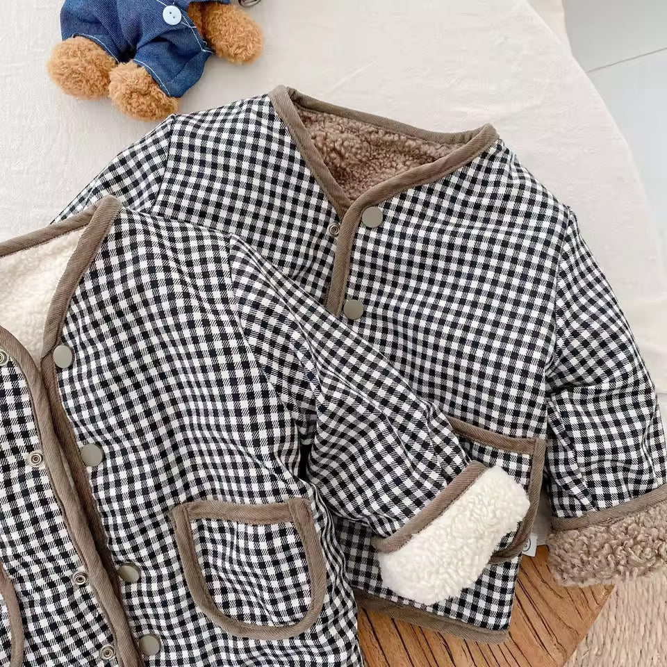 Double‑Face Cozy Jacket Kids
