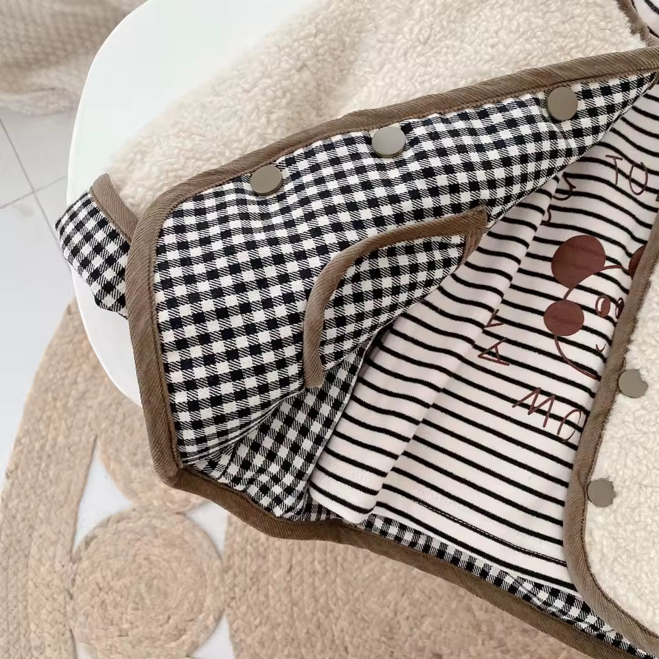 Double‑Face Cozy Jacket Kids