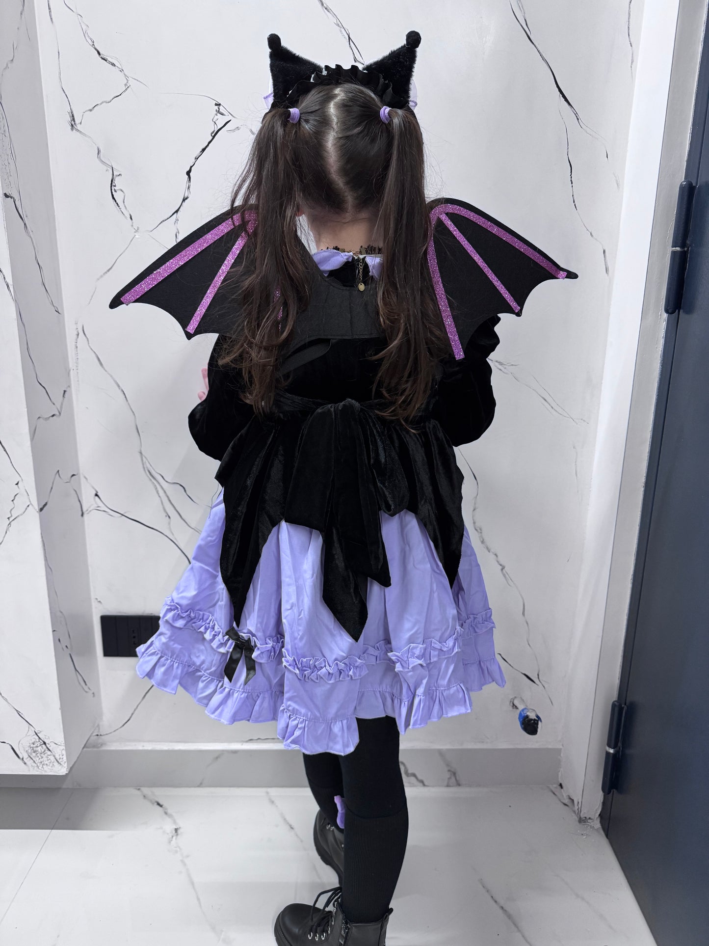 Vestito Kuromi in velluto