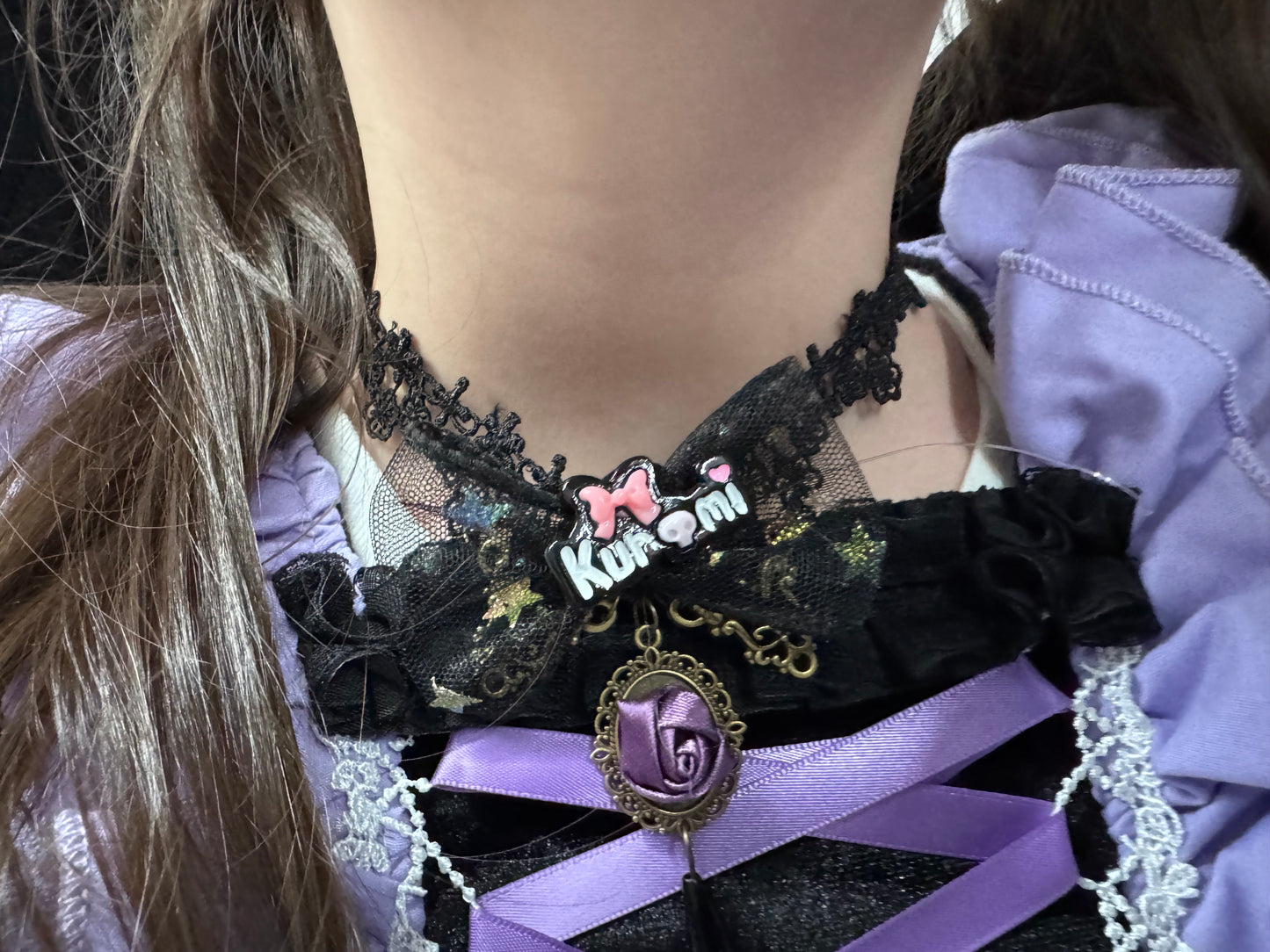 Vestito Kuromi in velluto