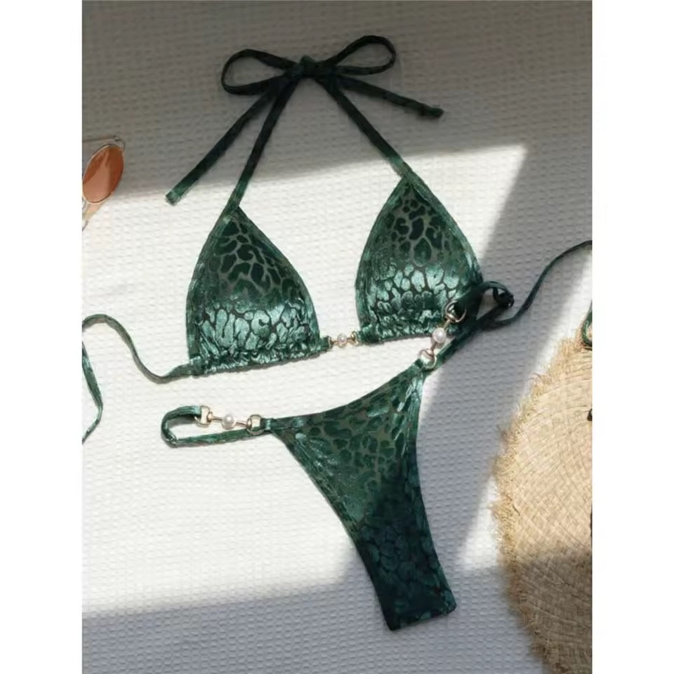 Bikini Shiny Animalier