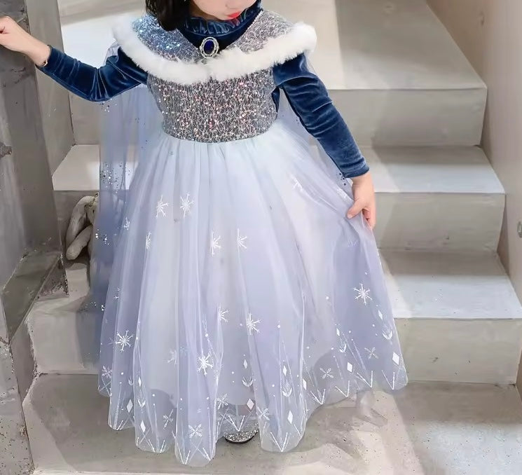 Vestito in velluto di Frozen