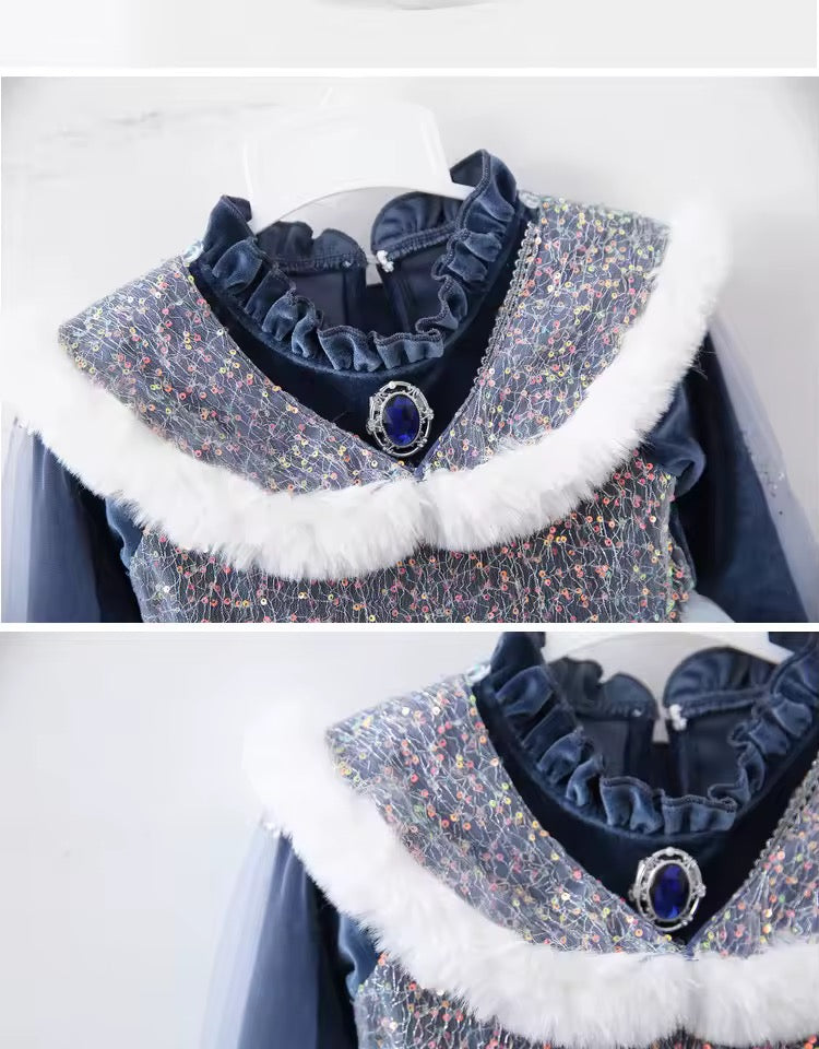 Vestito in velluto di Frozen