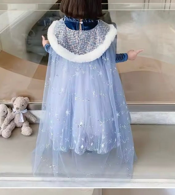 Vestito in velluto di Frozen