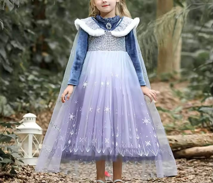 Vestito in velluto di Frozen