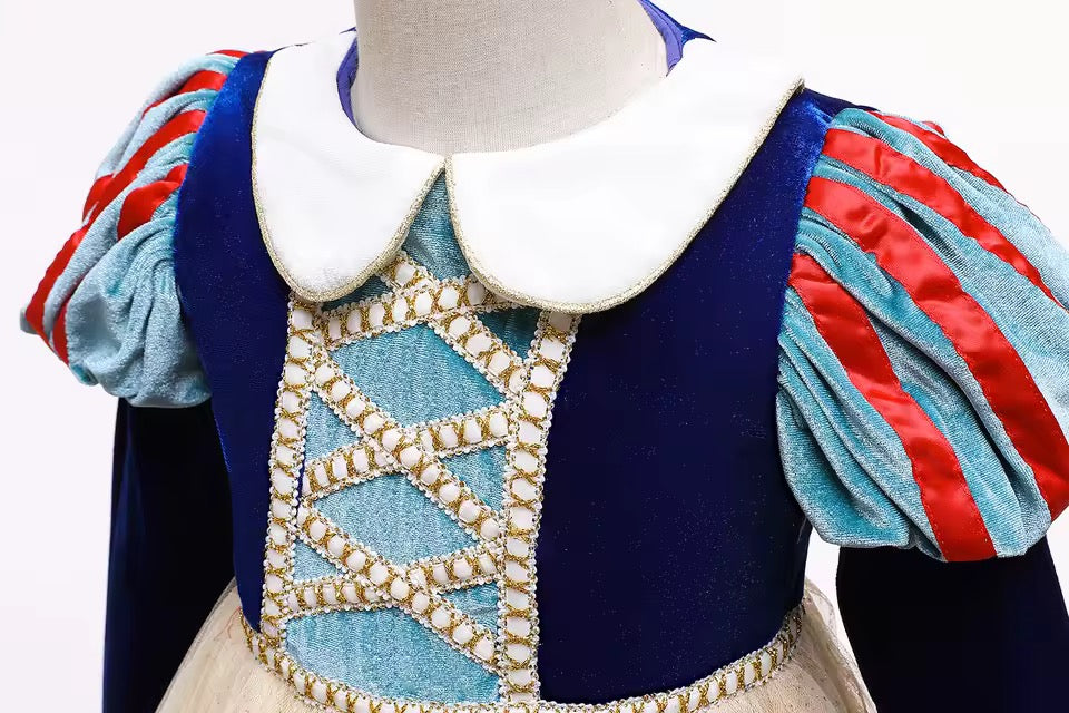 Vestito in velluto Biancaneve