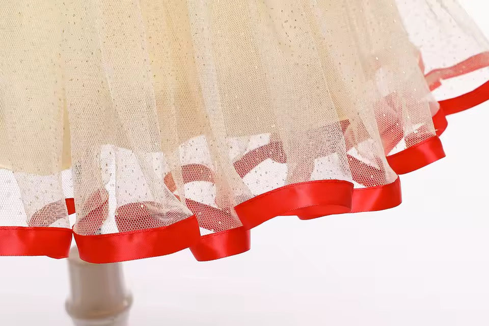 Vestito in velluto Biancaneve