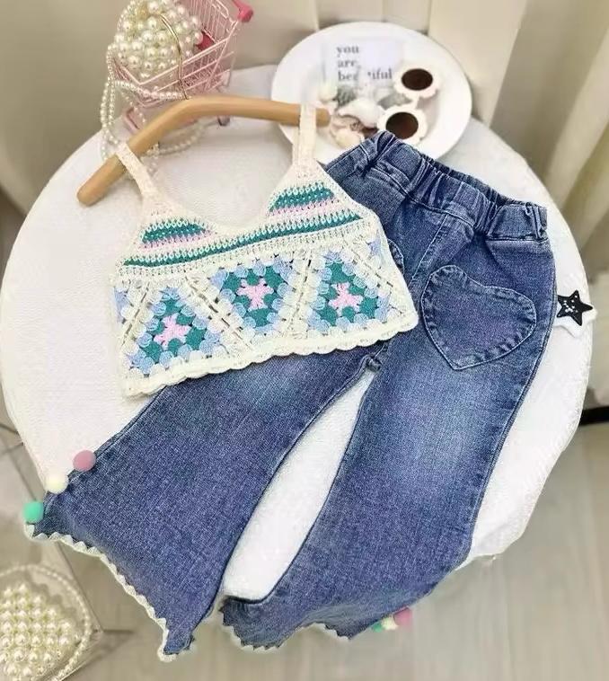 Top Crochet e Jeans Trendy