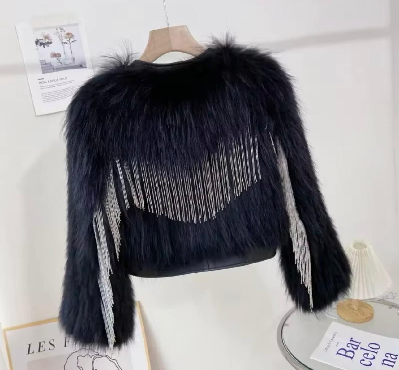 Giacca Fringed Fur