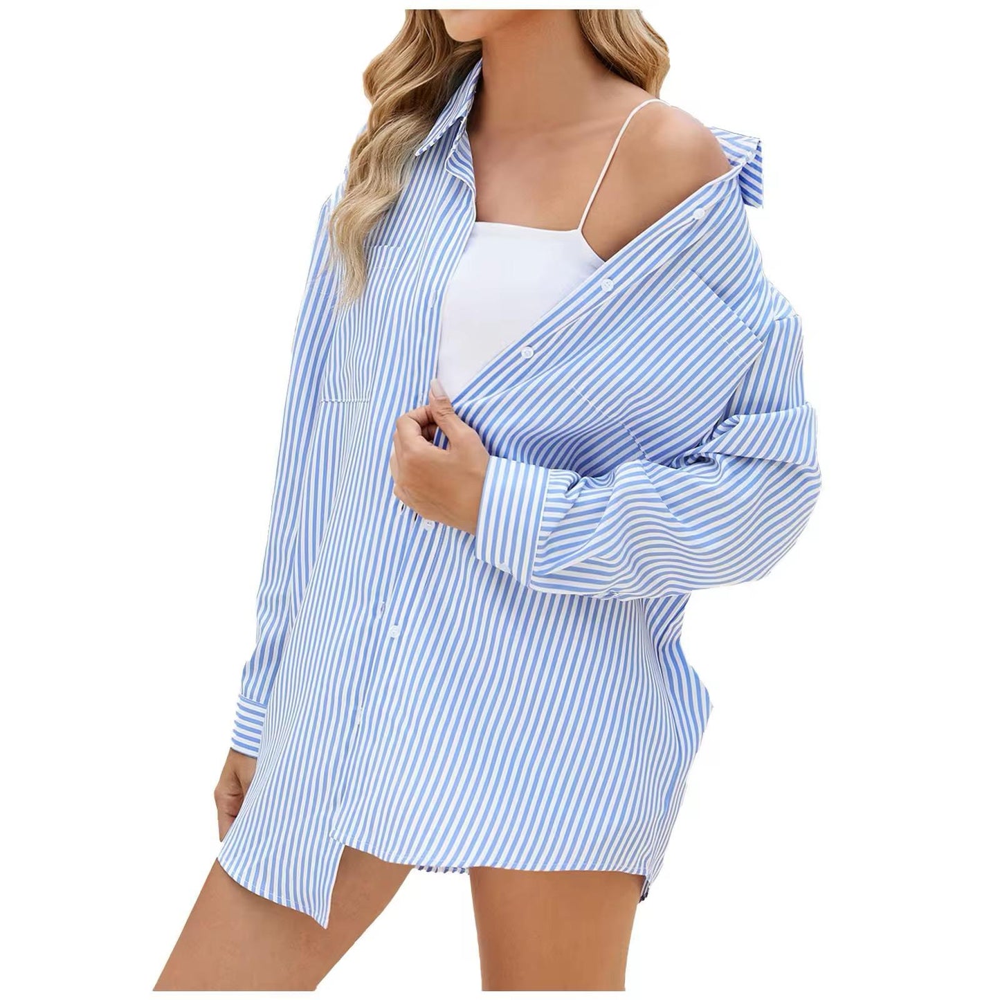 Camicia Blue Lines