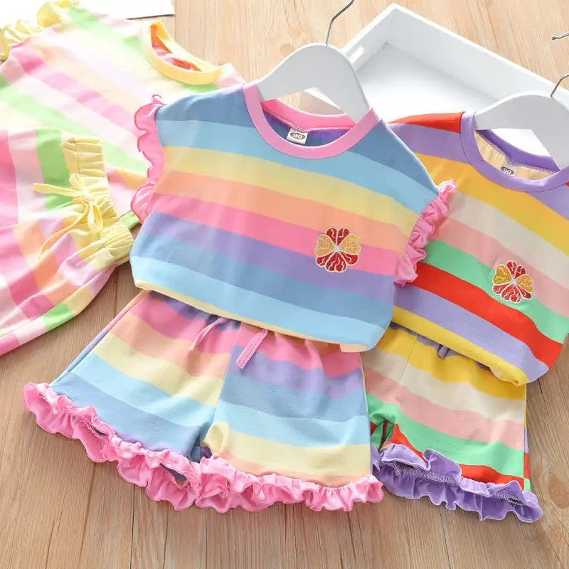 Coordinato baby Arcobaleno