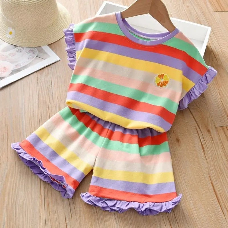 Coordinato baby Arcobaleno