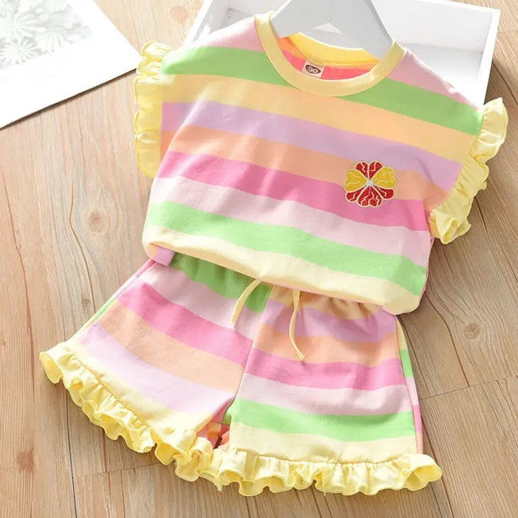 Coordinato baby Arcobaleno